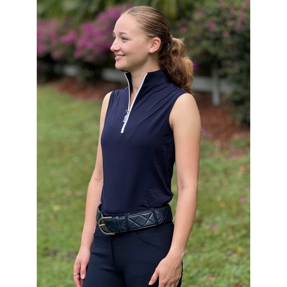 Women's The Tailored Sportsman IceFil Sleeveless Sun Shirt Size XS